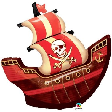 Balo Foil Barco do Pirata Gigante