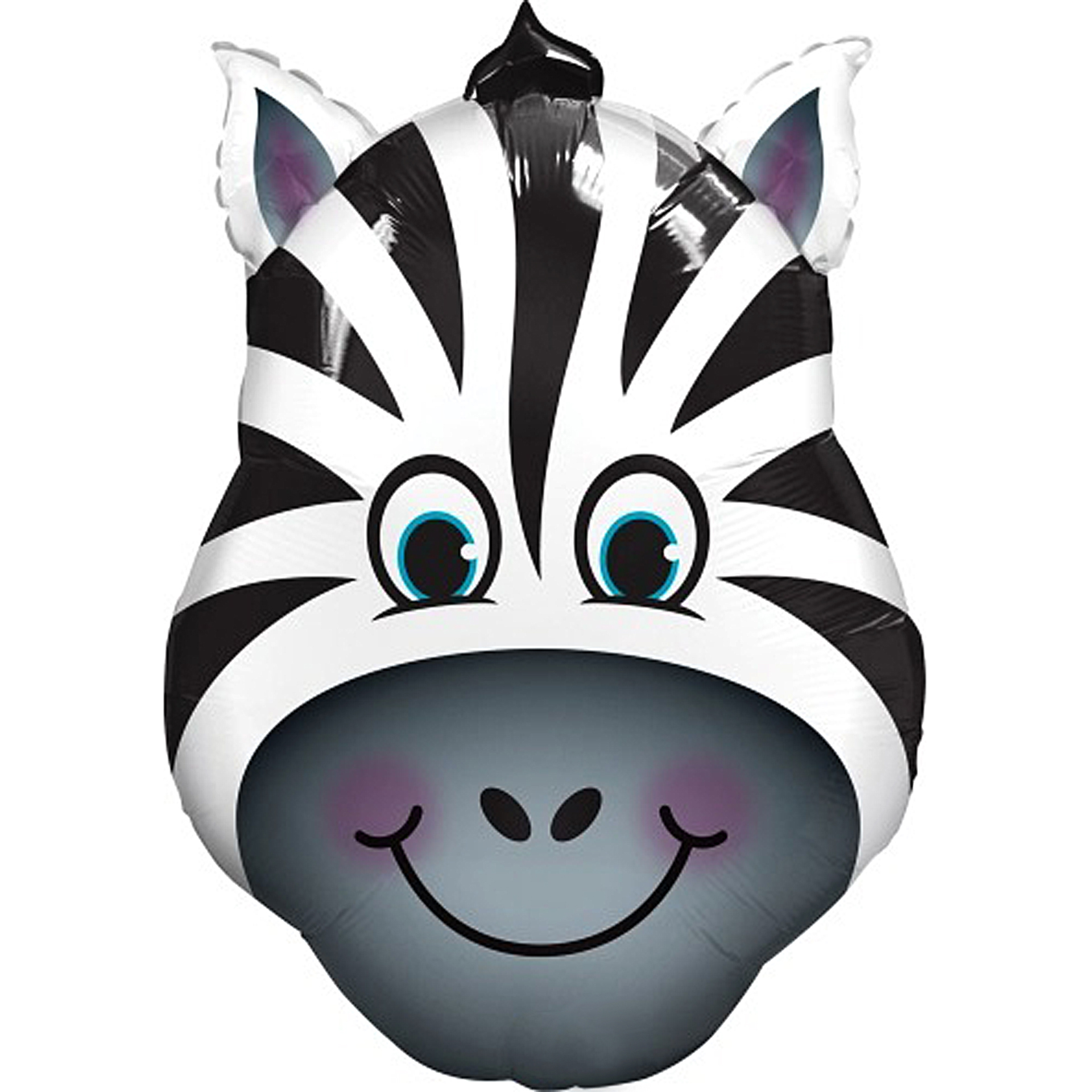 Balões Zebra Feliz Foil