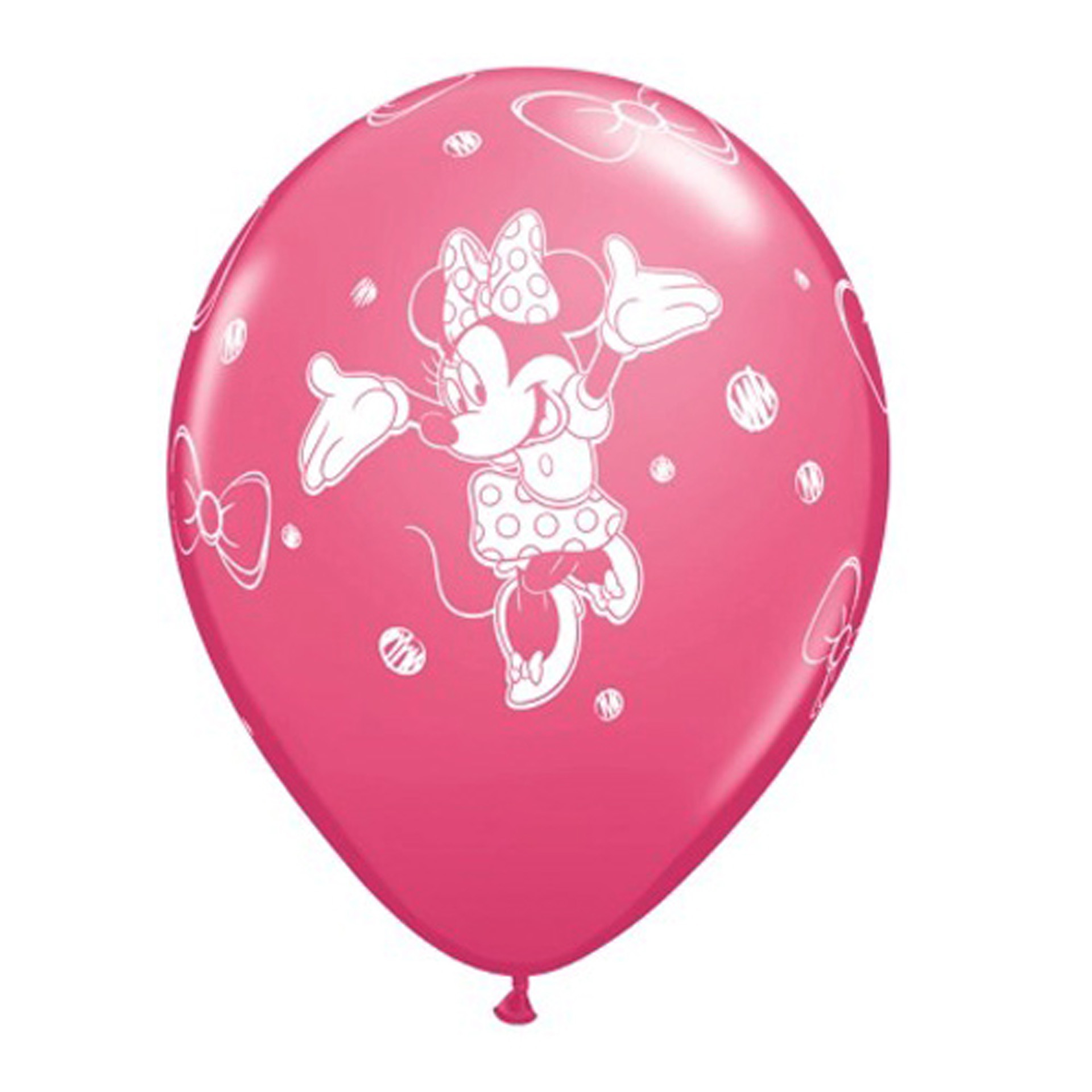Balões Minnie Rosa 6 unid