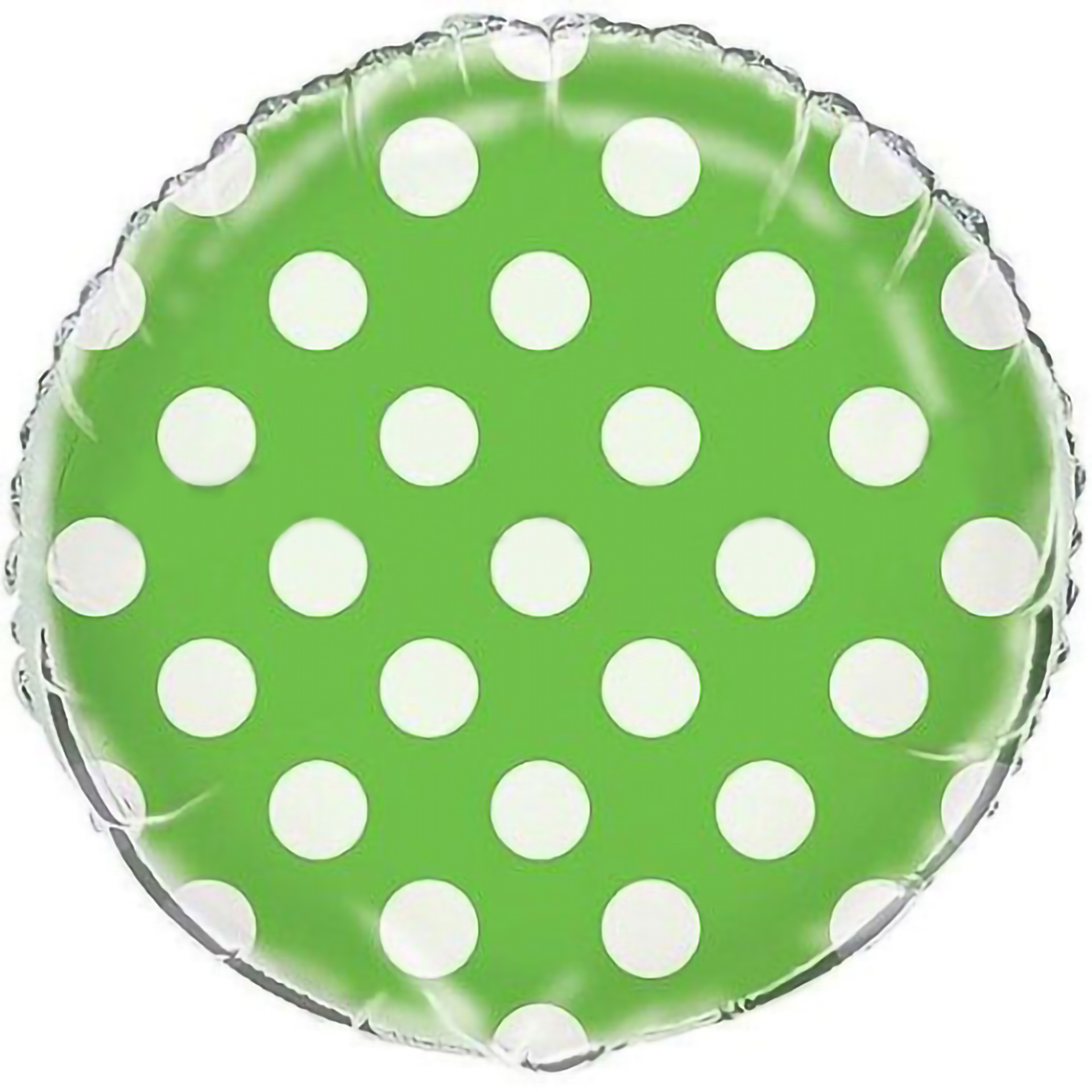 Balão Foil Verde Metalizado Bolas