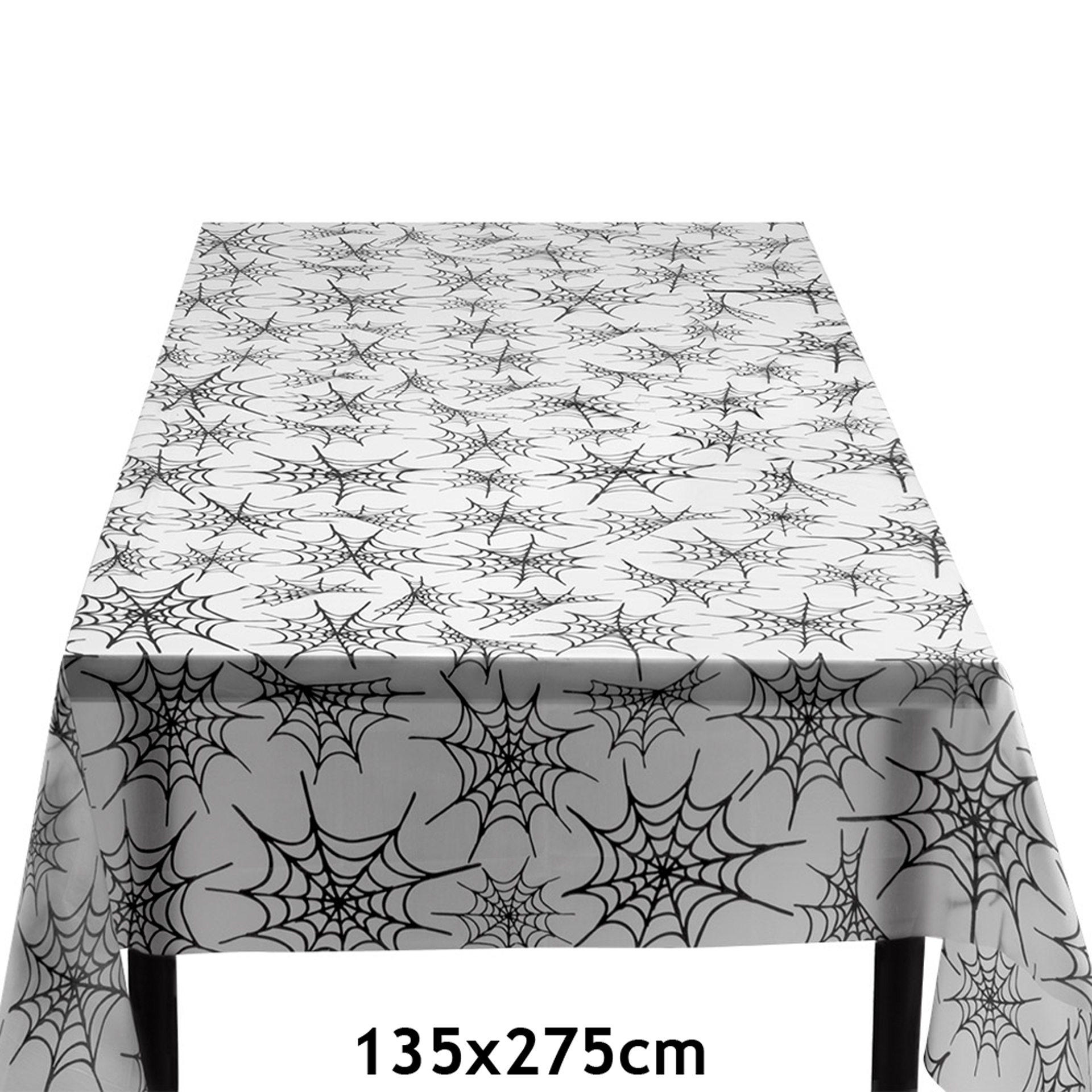 Toalha Plástica Teias de Aranha