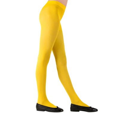 Collants Amarelo Infantil-4-6 Anos