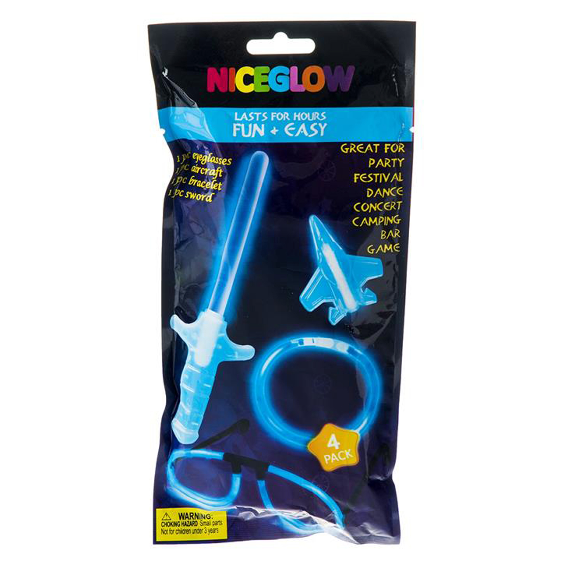 Kit Luminosos Festa Glow Menino