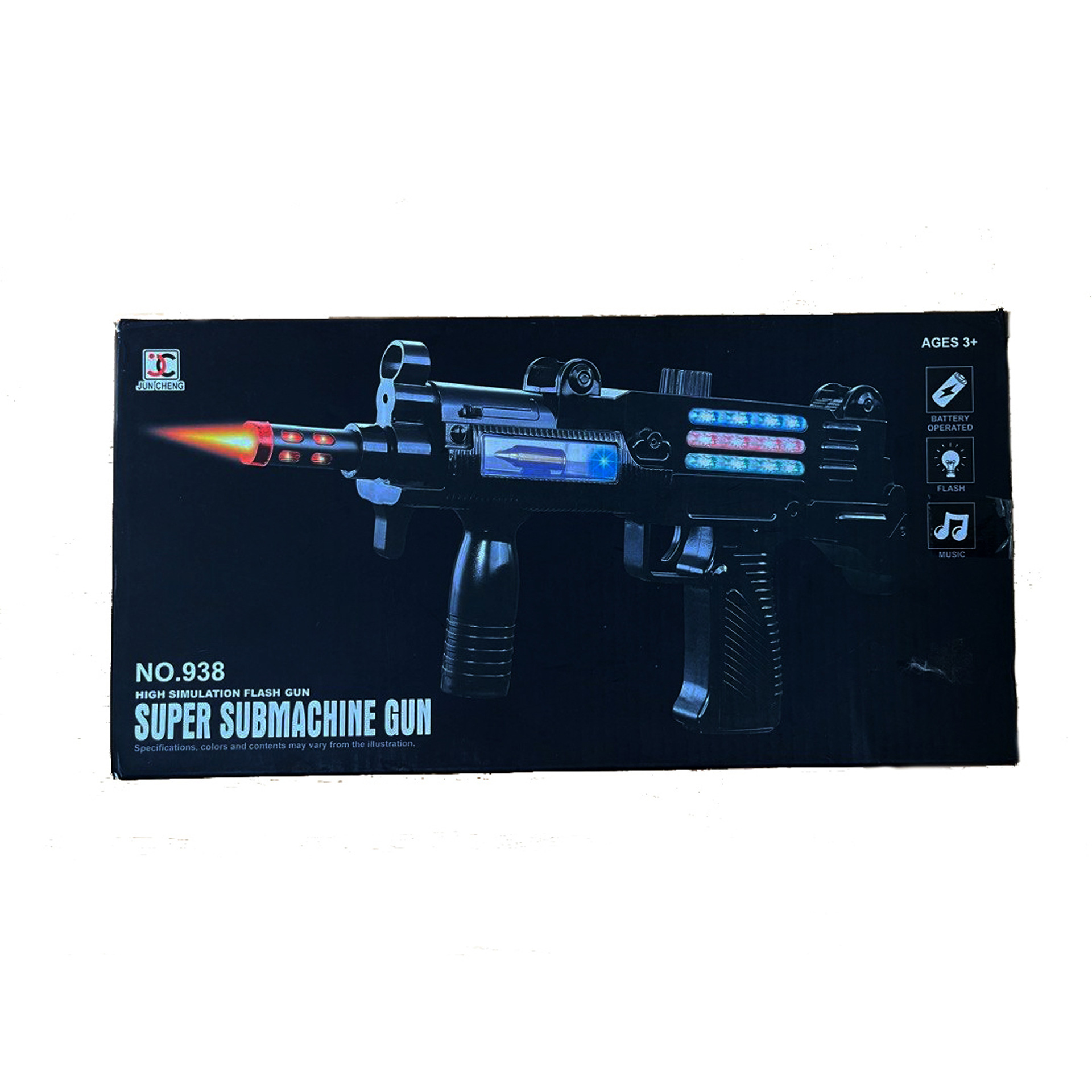 Super Metralhadora Luz Som Movimento