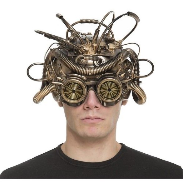 Capacete Steampunk Cyber