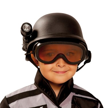 Capacete SWAT Criana com lanterna