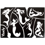 Stencil Sereias