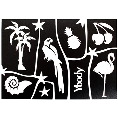 Stencil Tropical