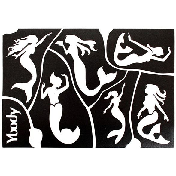Stencil Sereias