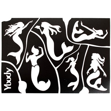Stencil Sereias