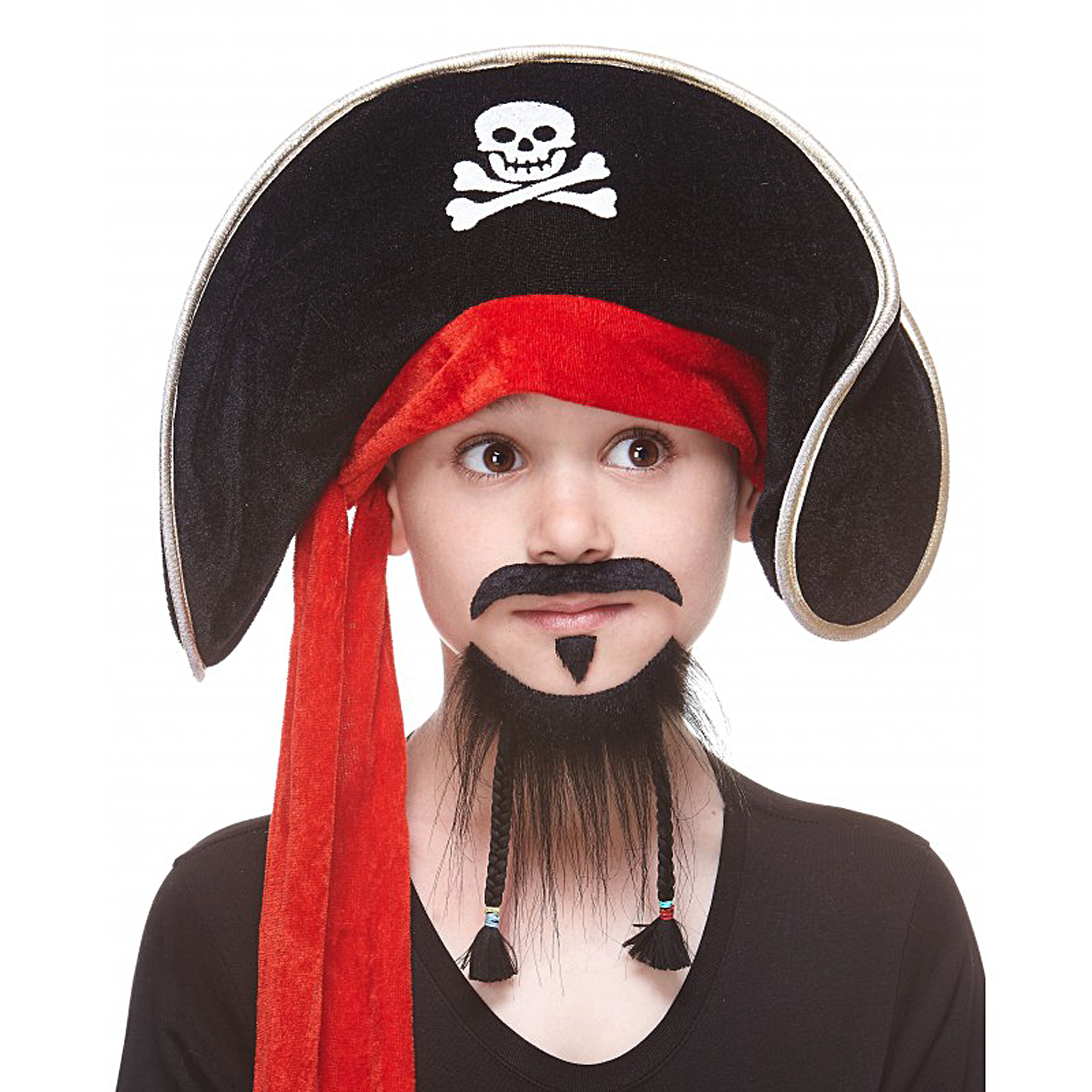 Barba e Bigode Pirata Criança