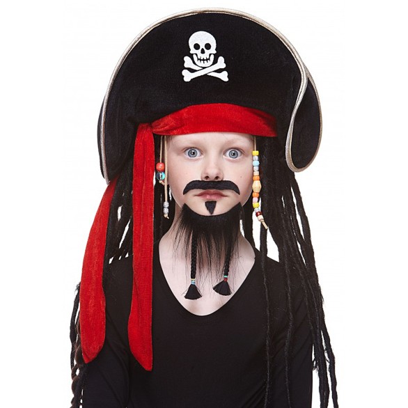 Barba e Bigode Pirata Criança