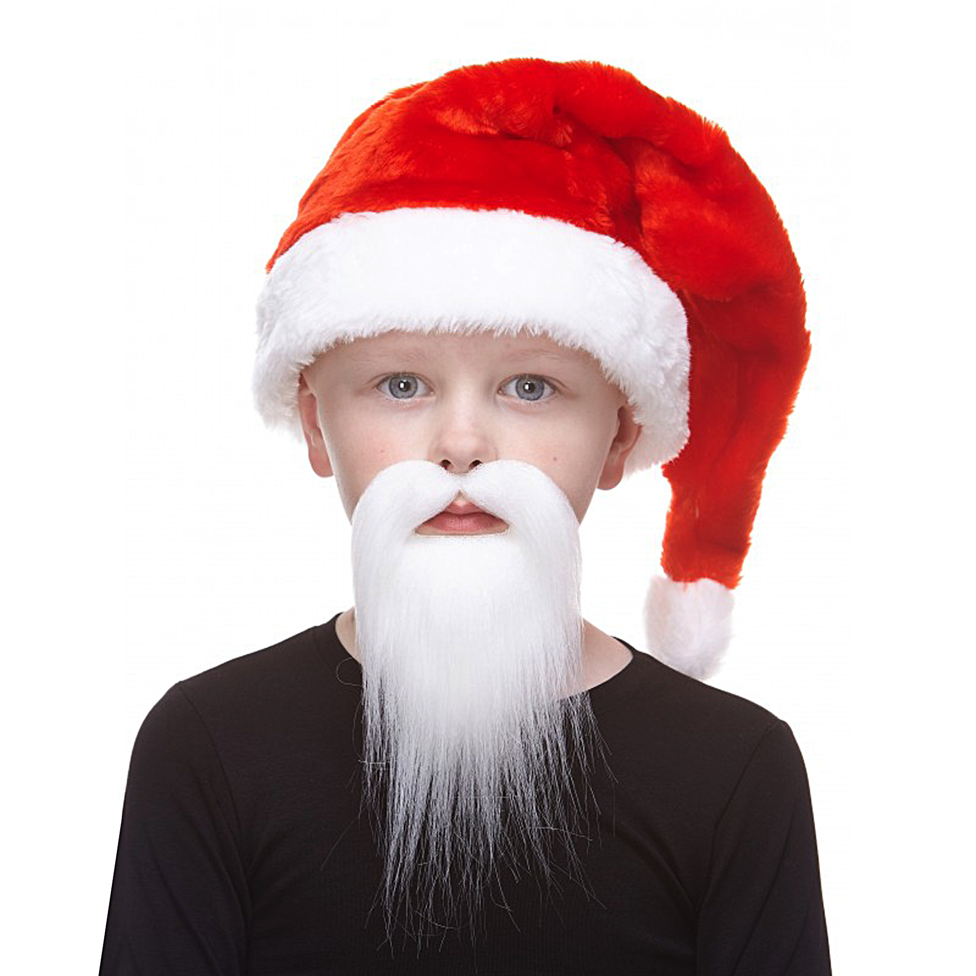 Barba e Bigode Branco Criança