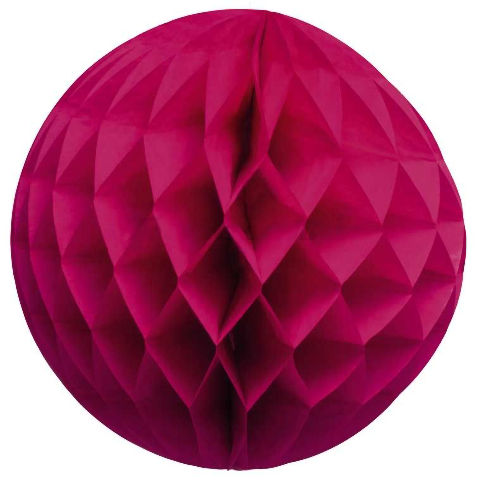 Balão de Papel 25cm Fushia em Favos