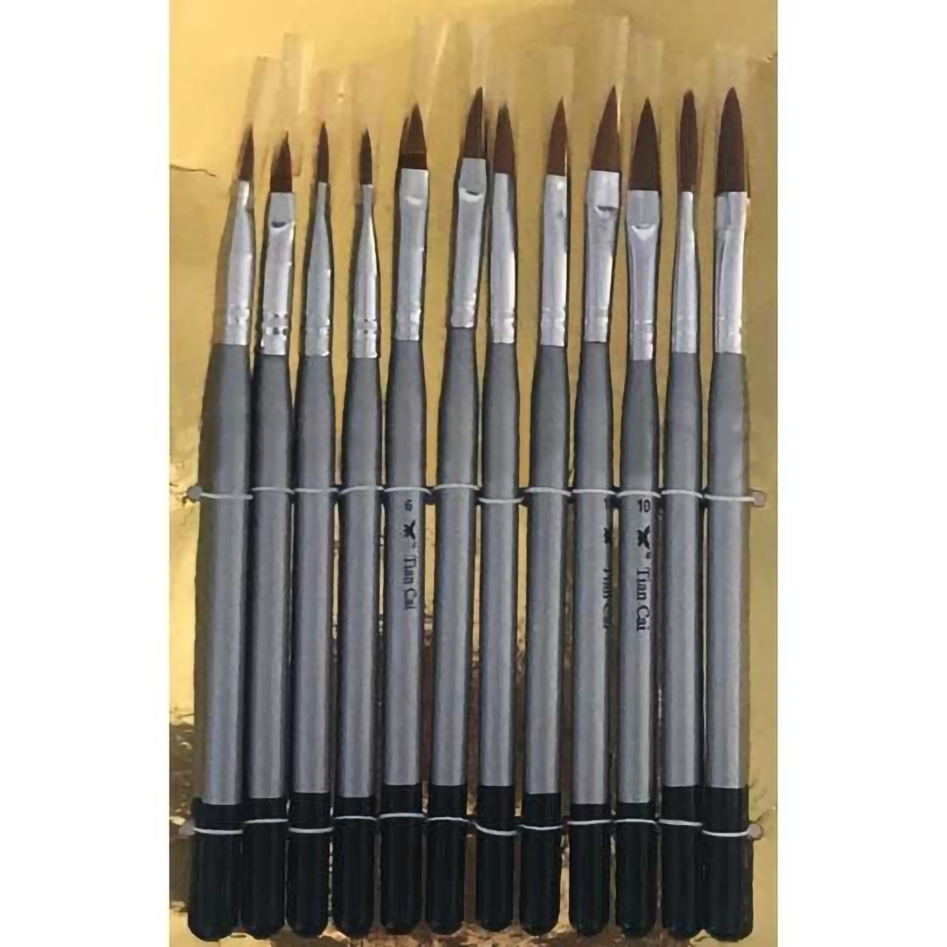 Pincéis Maquilhagem Ponta fina 12 unid