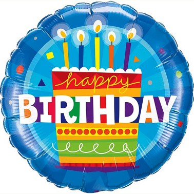 Balo Birthday Cake Blue