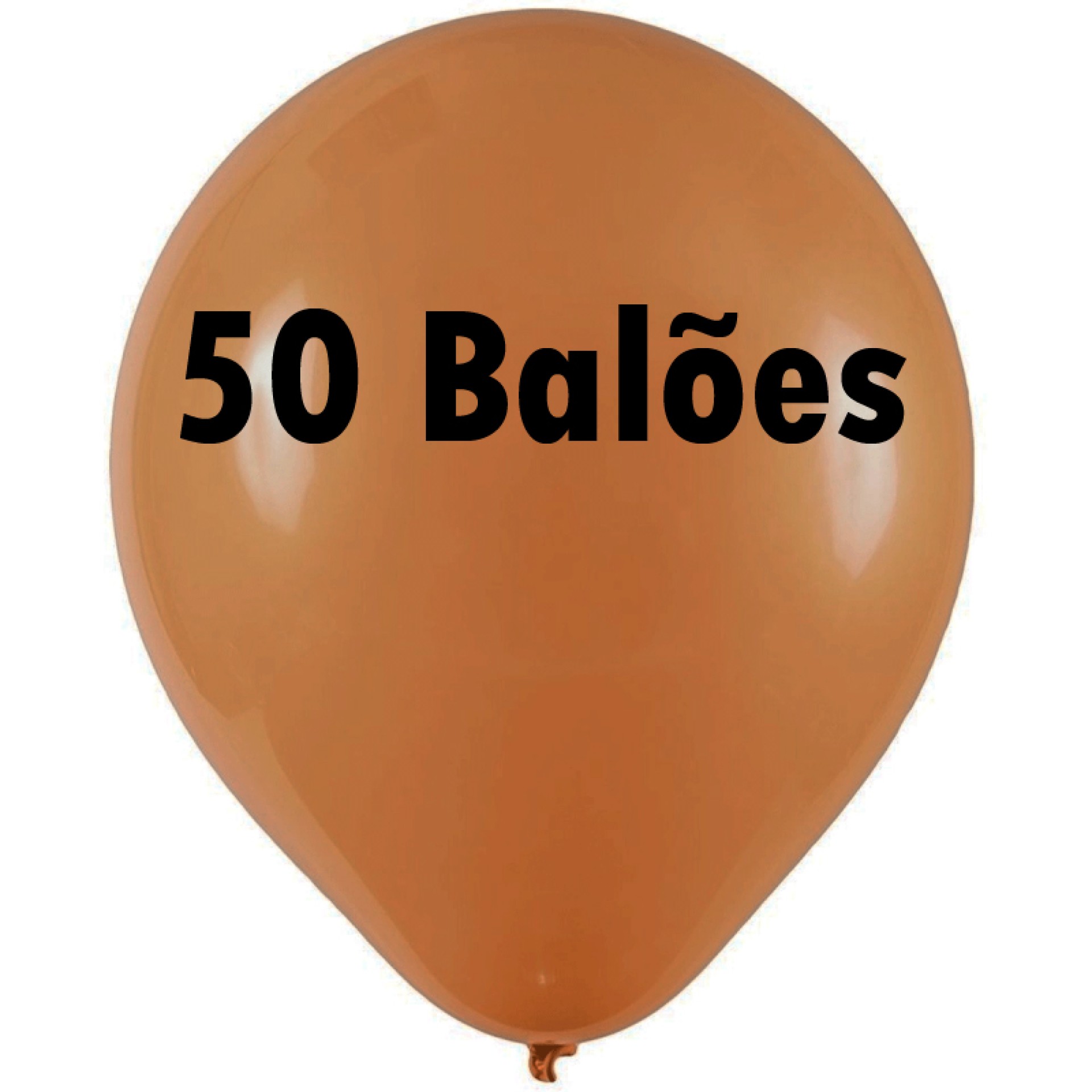 Balão Bio Castanho Claro Prof.50U