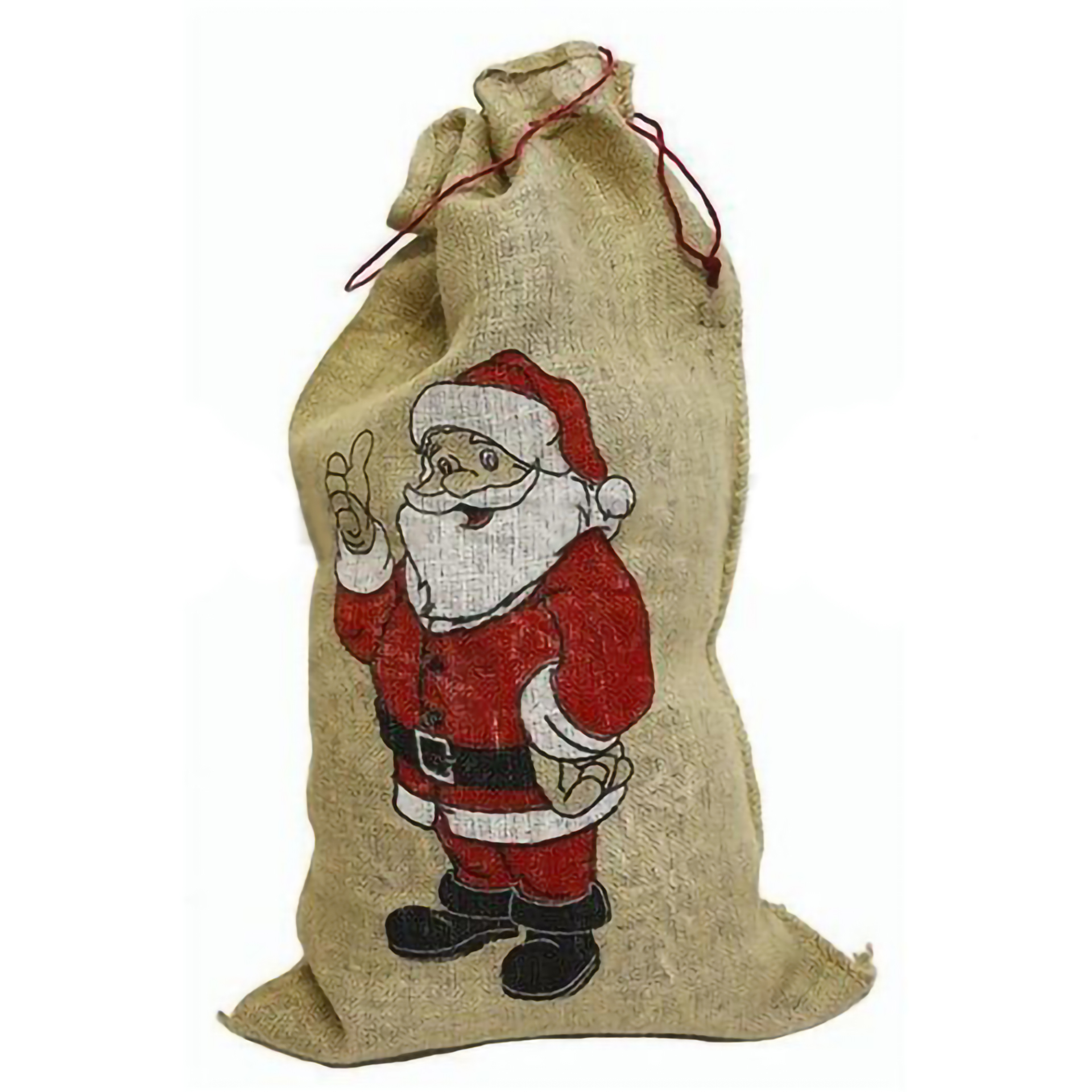 Saco de Pai Natal em serapilheira 80CM