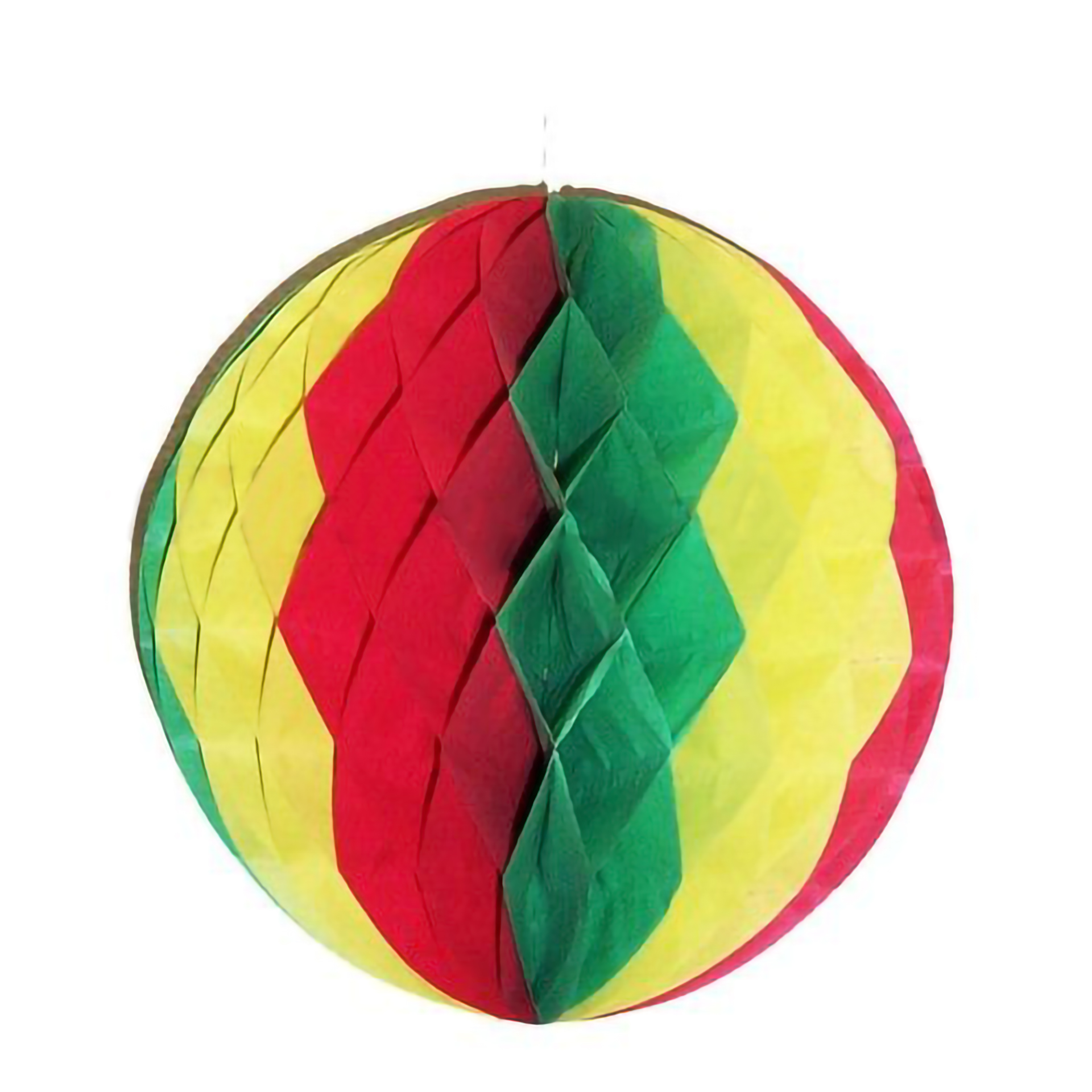 Bola grande de papel colorido 32cm