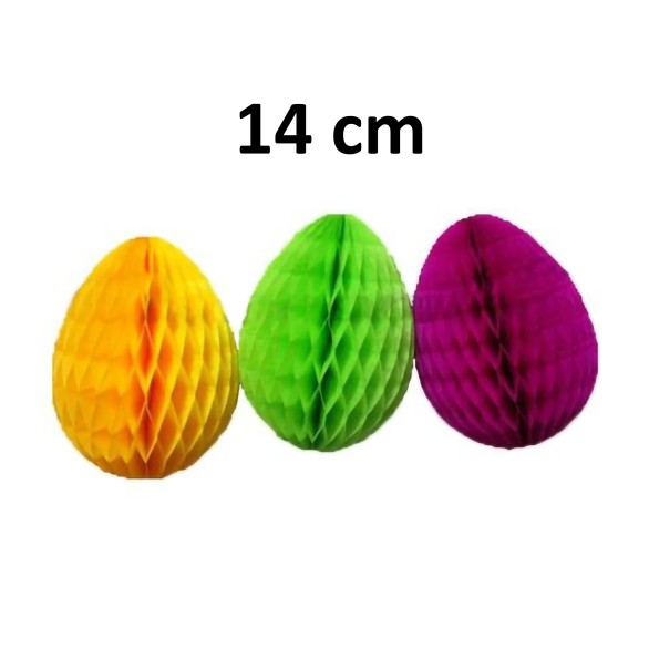 Ovo da P�scoa Favos Papel 14cm