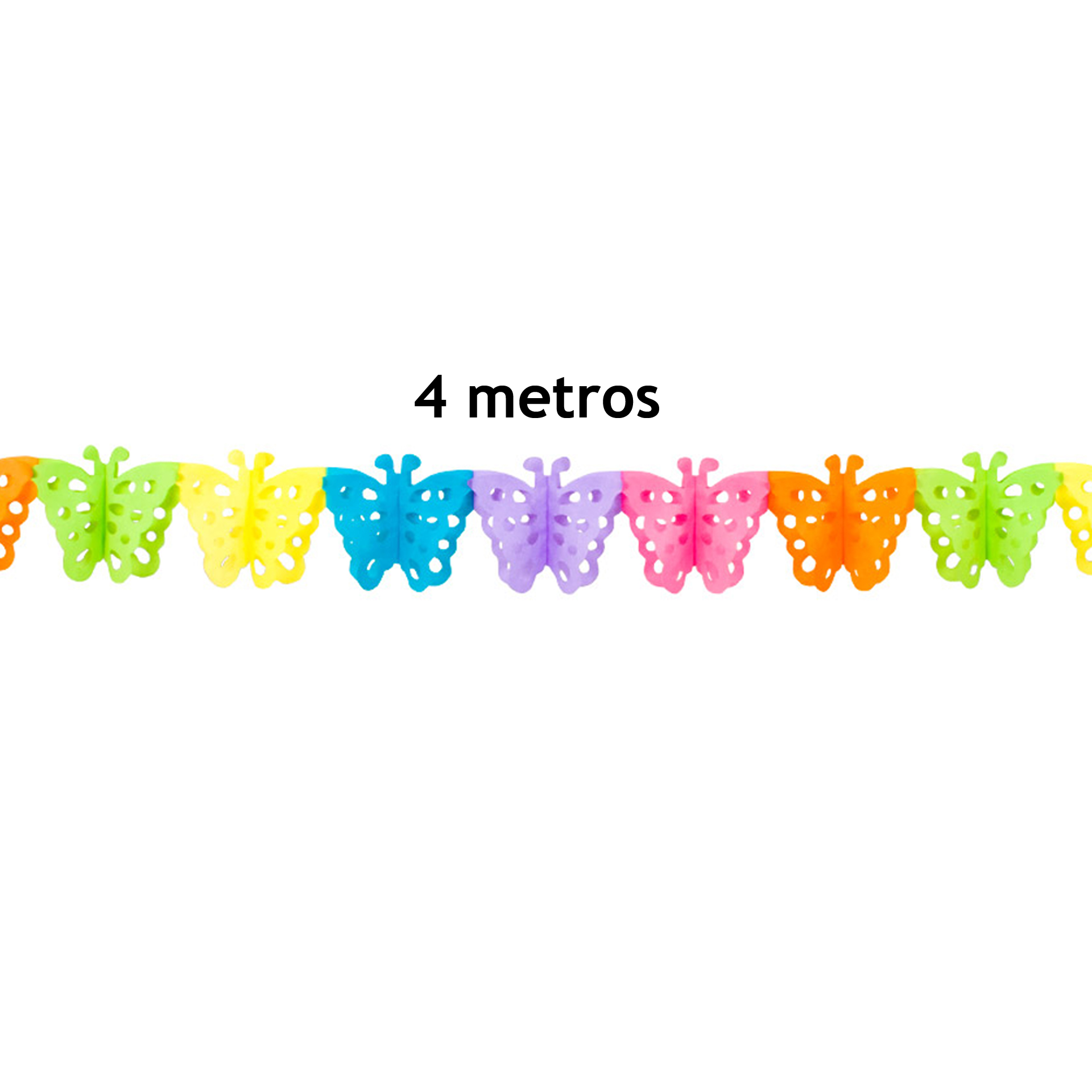 Harmónio Borboletas 4m