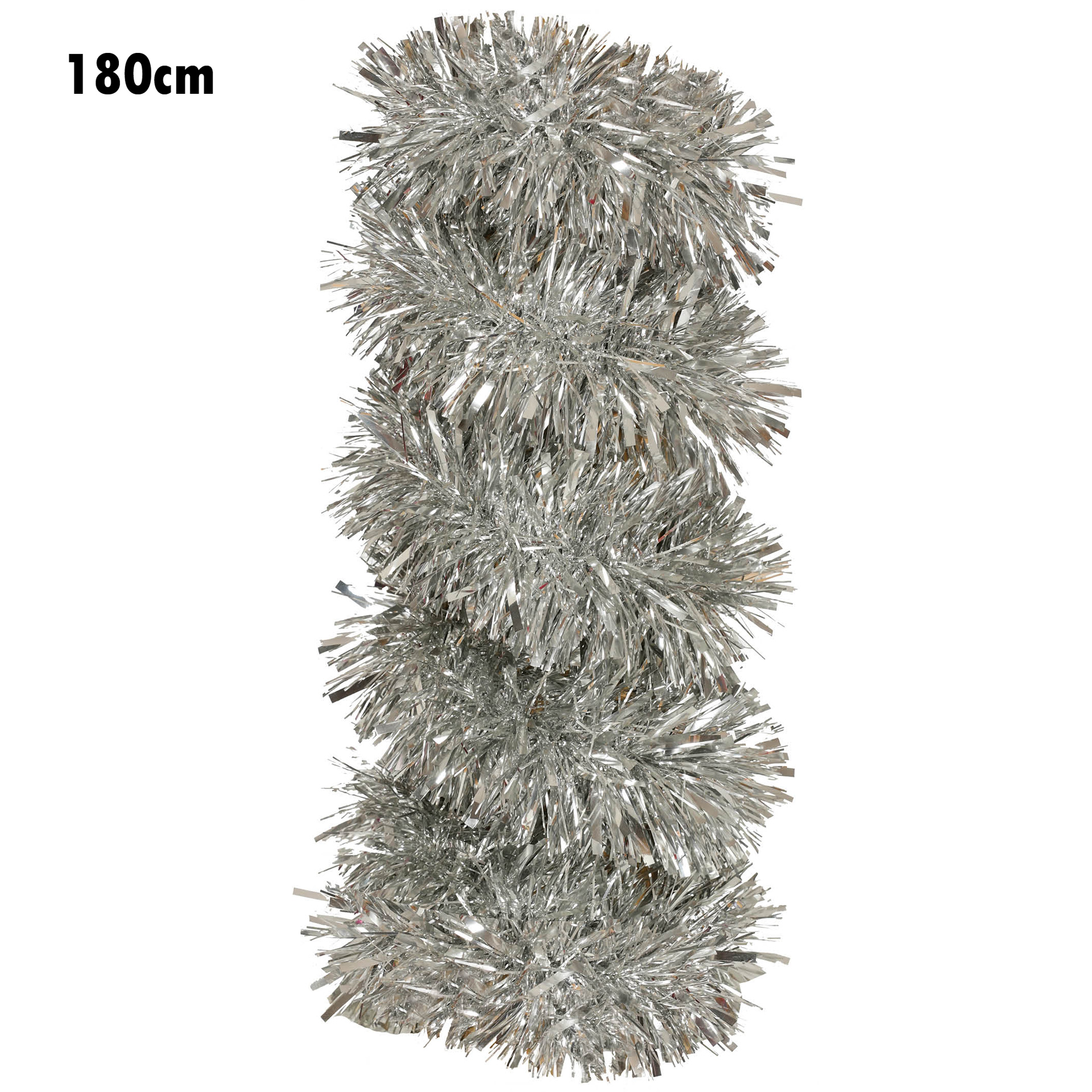 Grinalda Prateada para Decoração 180CM