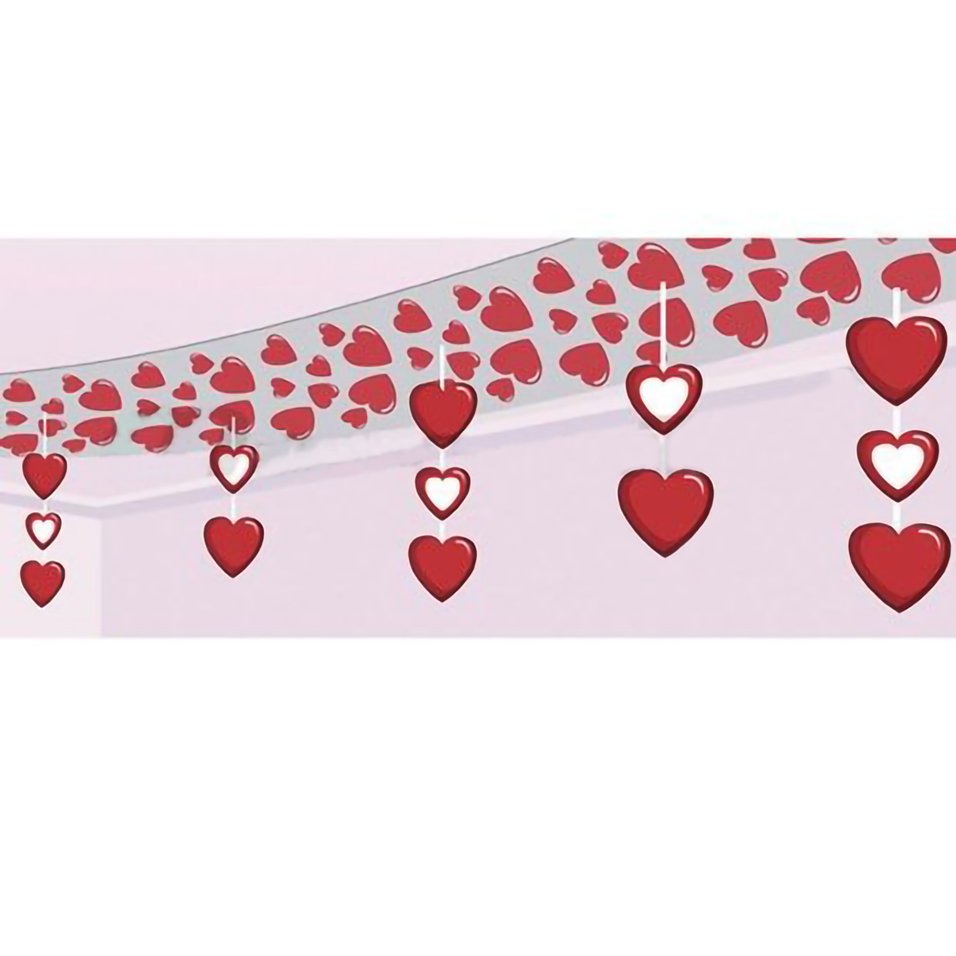 Decoração CORAÇÕES de Tecto