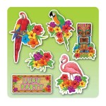 Cartazes Decorativos Havaianos Pack 6