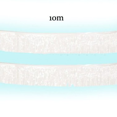 Franja Plstica Branca