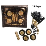 Kit Reveillon Black And Gold