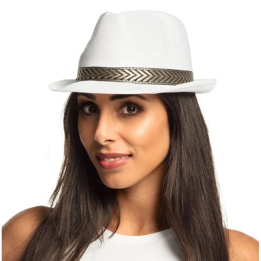 Chapéu Uptown Funk White Chapéu Uptown Funk White