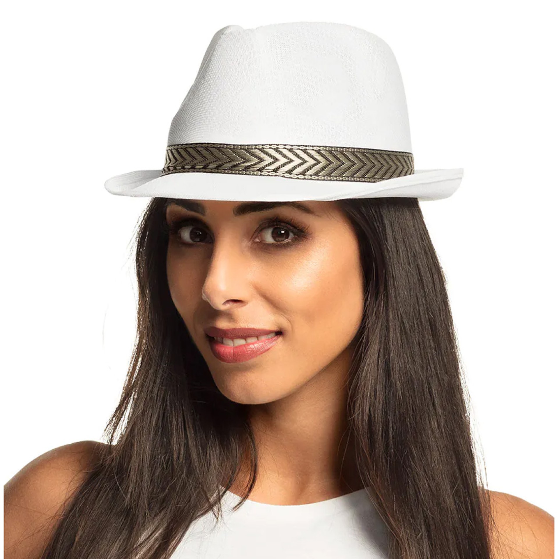 Chapéu Uptown Funk White