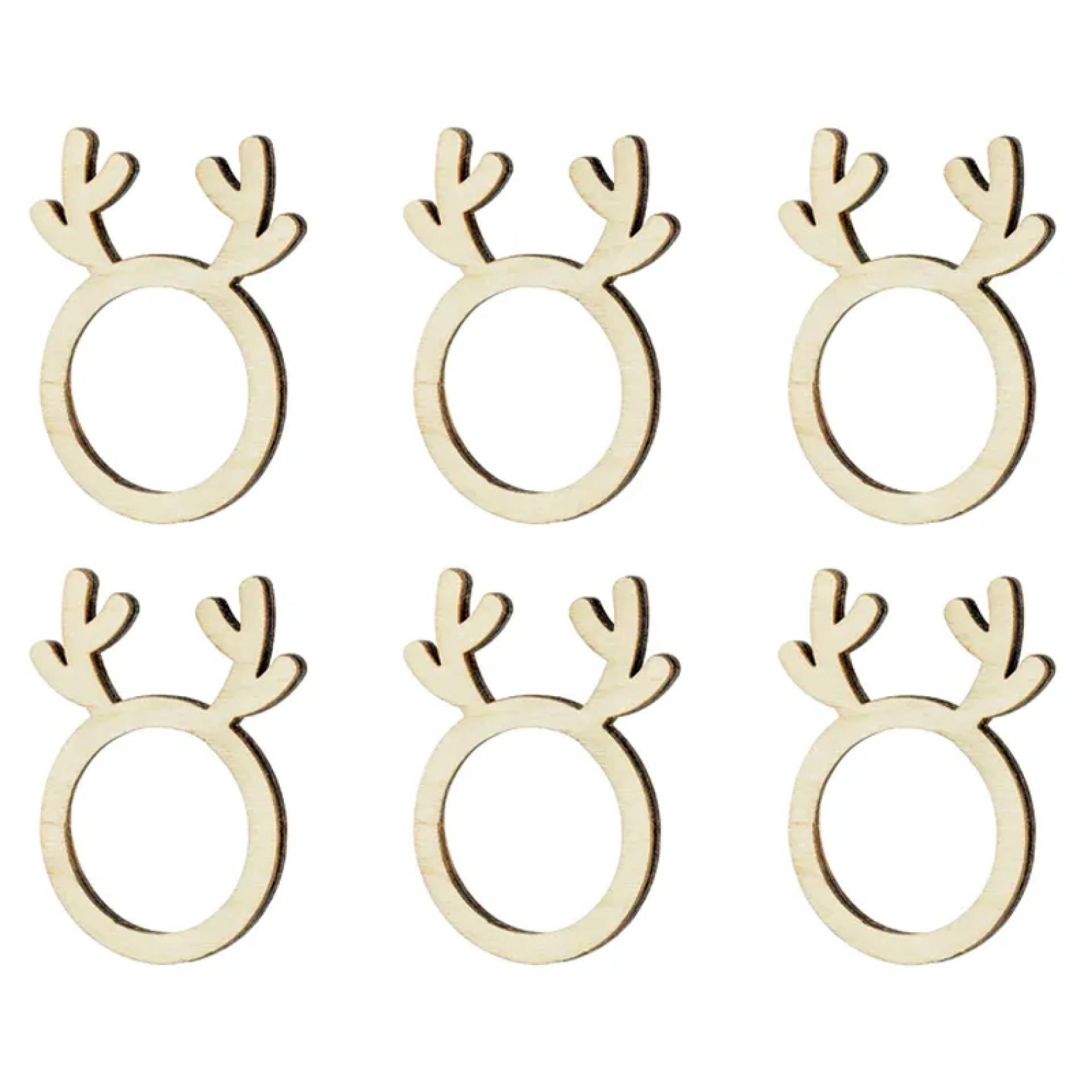 Argolas de Guardanapos 6 Unid