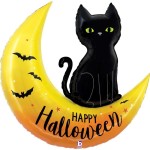 Balo Halloween Gato na Lua