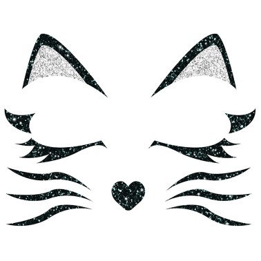 Adesivos Faciais Gatinha Adesivos Faciais Gatinha