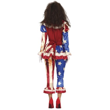 Fato Palhaça USA Senhora Fato Palhaça USA Senhora