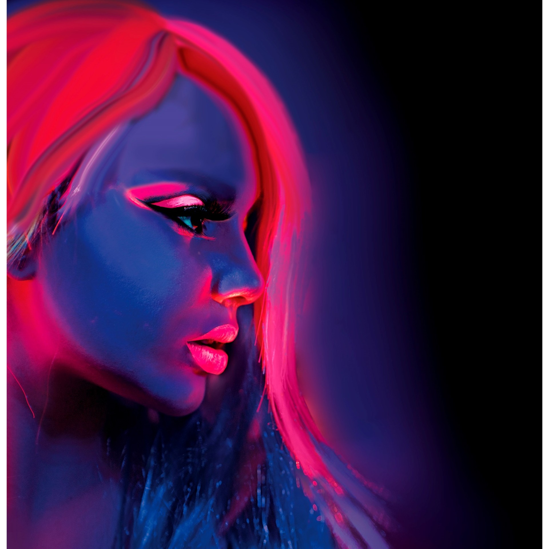 Tinta Agua Neon UV Rosa