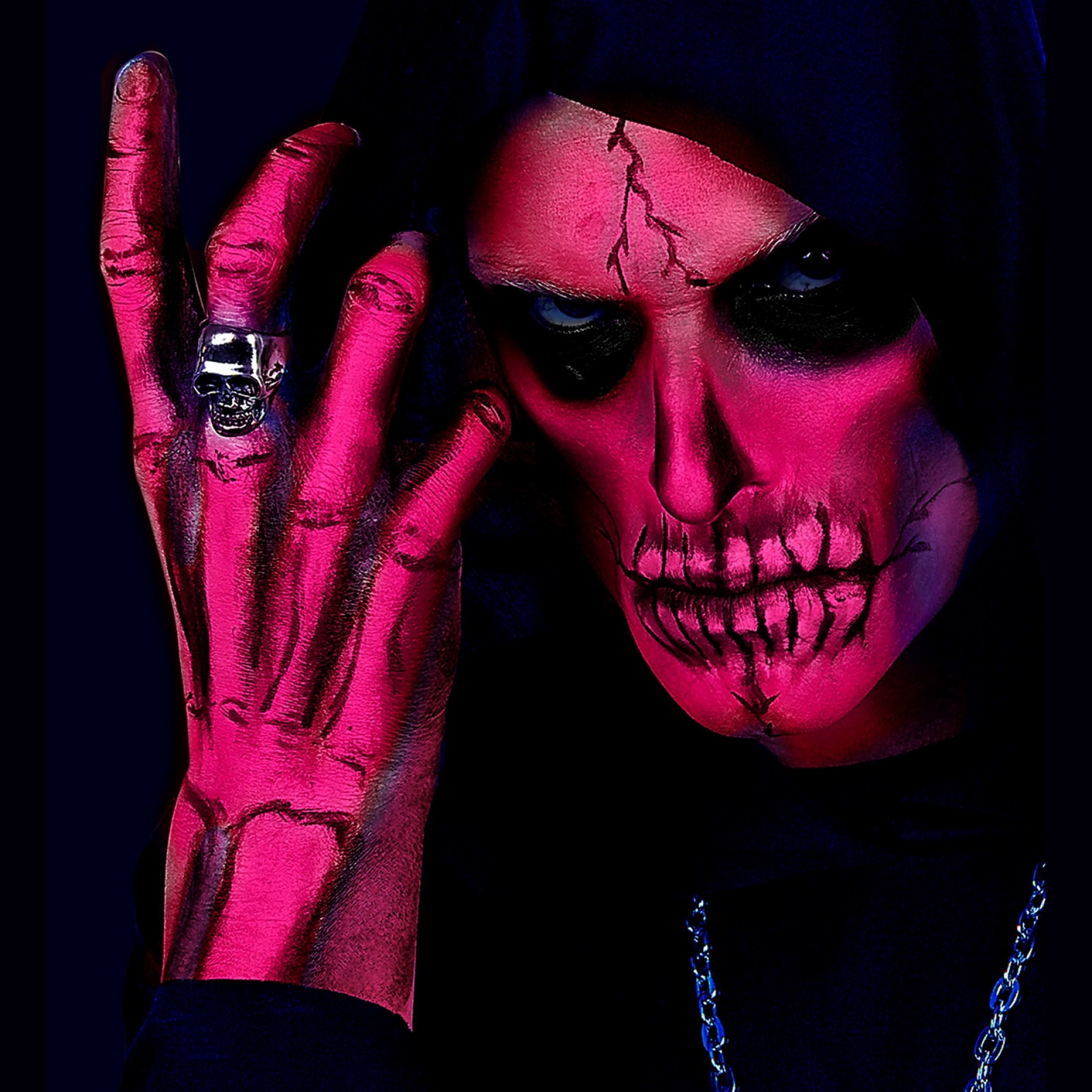 Tinta Agua Neon UV Rosa