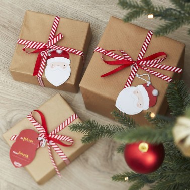 Etiquetas e Fita Presentes Natal Etiquetas e Fita Presentes Natal