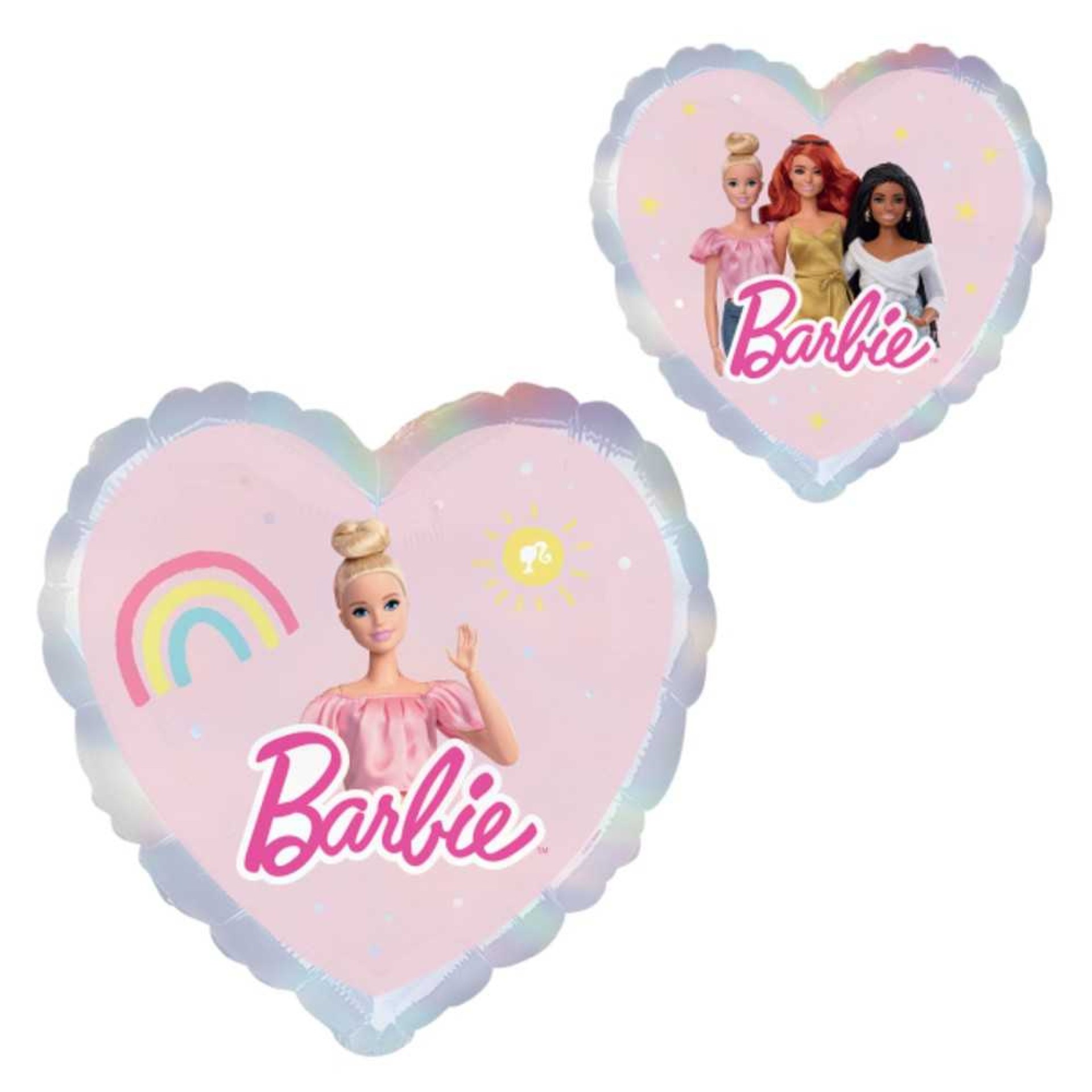Balão Coração Barbie 45CM