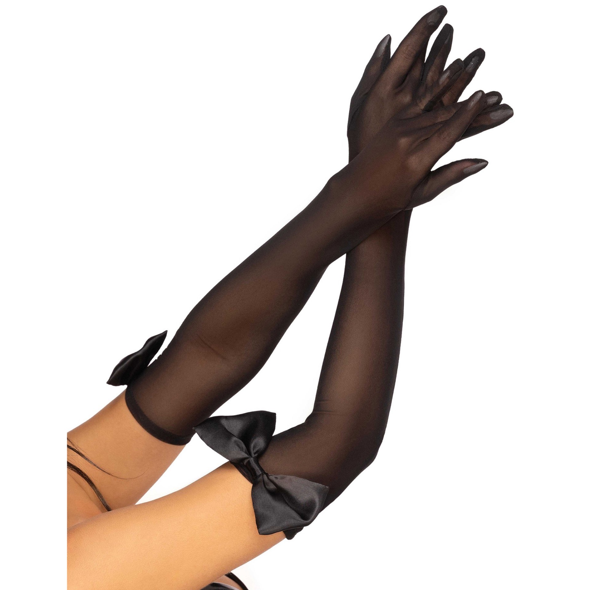 Luvas Com Laço Preto