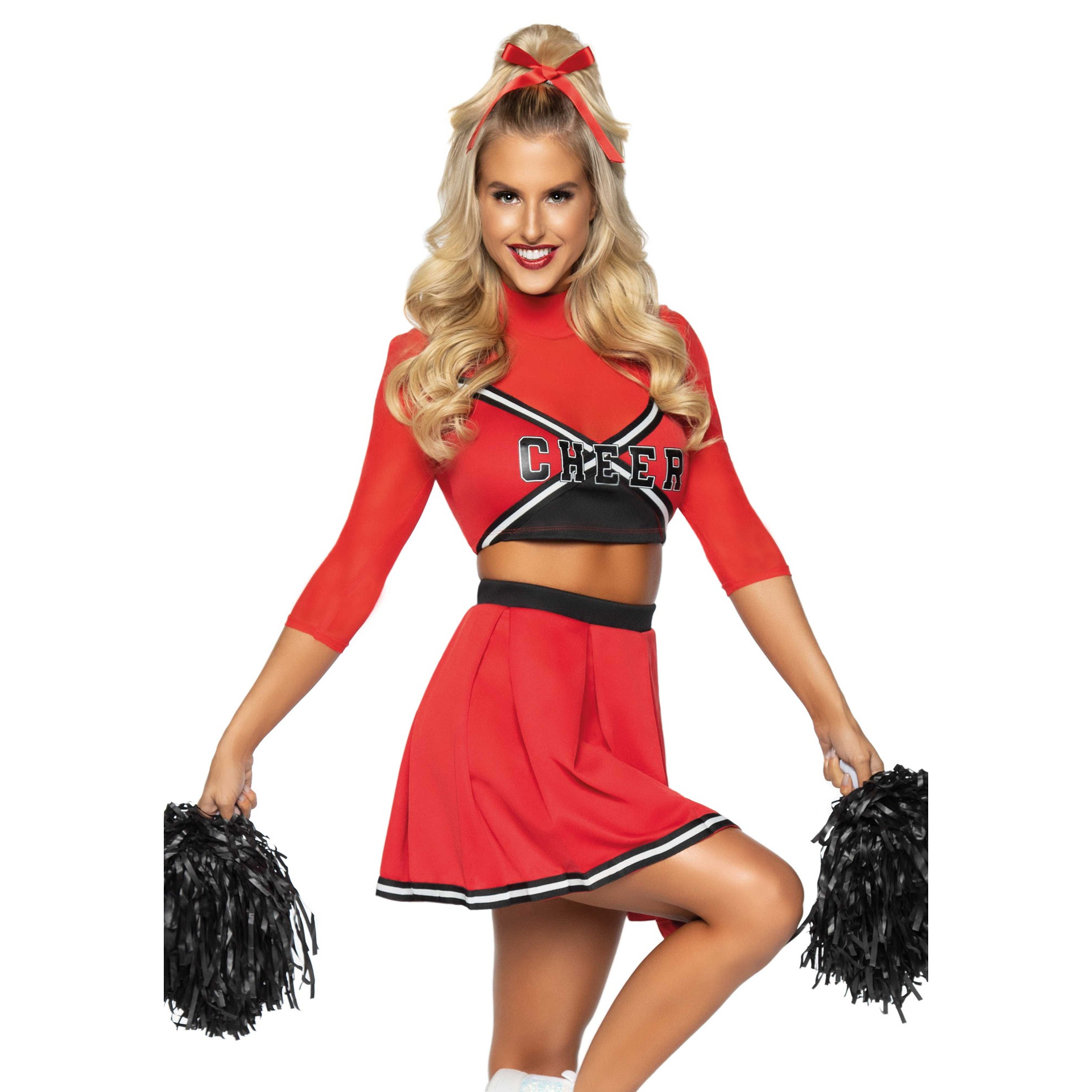 Fato Cheerleader Red