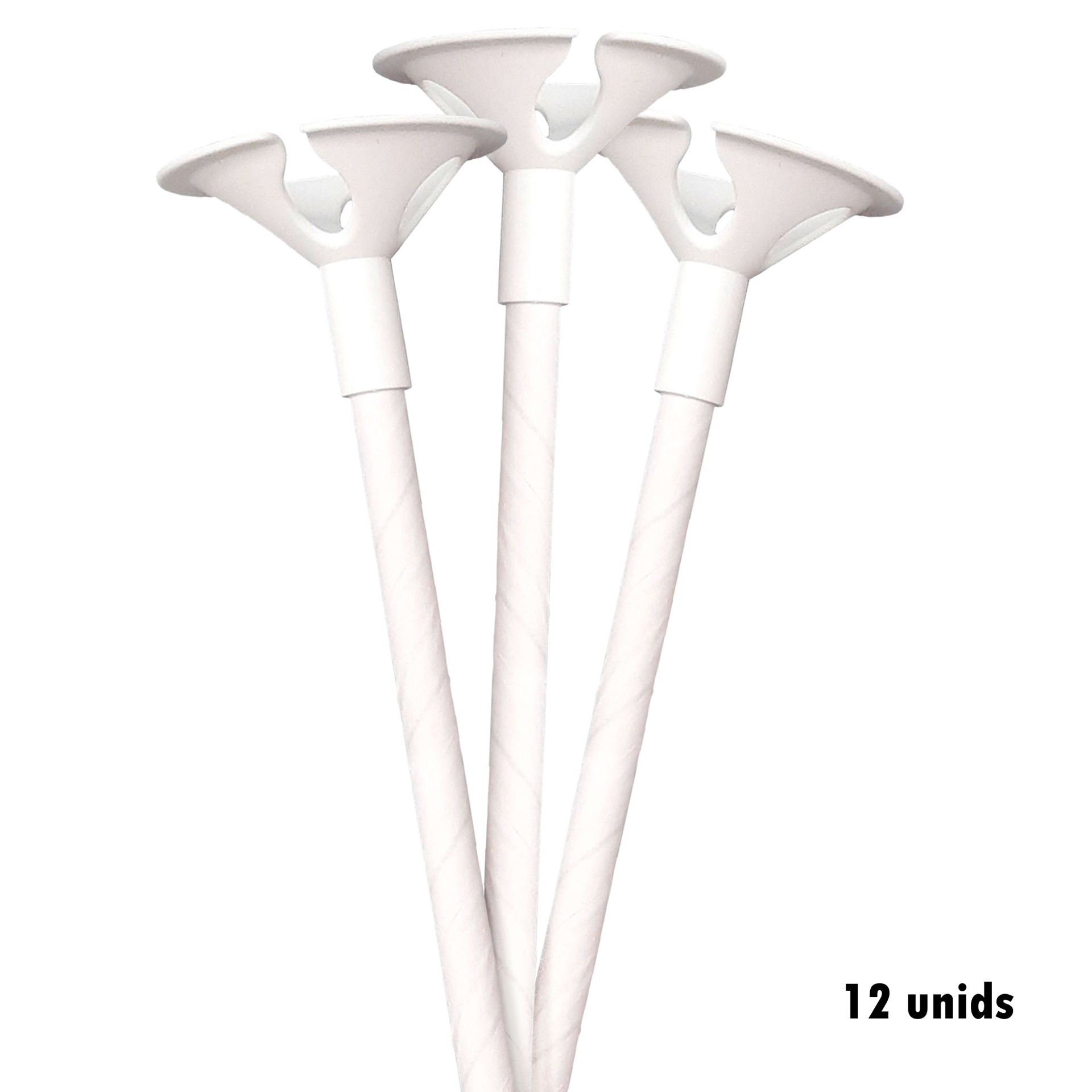 Varetas Brancas Papel 12 Unid