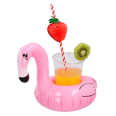 Suporte Copo Flamingo Insuflável Suporte Copo Flamingo Insuflável
