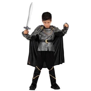 Fato Black Viking Menino