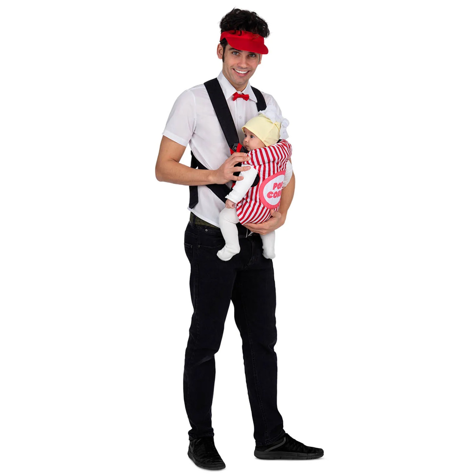 Fato Vendedor de Pipocas Porta Bebe