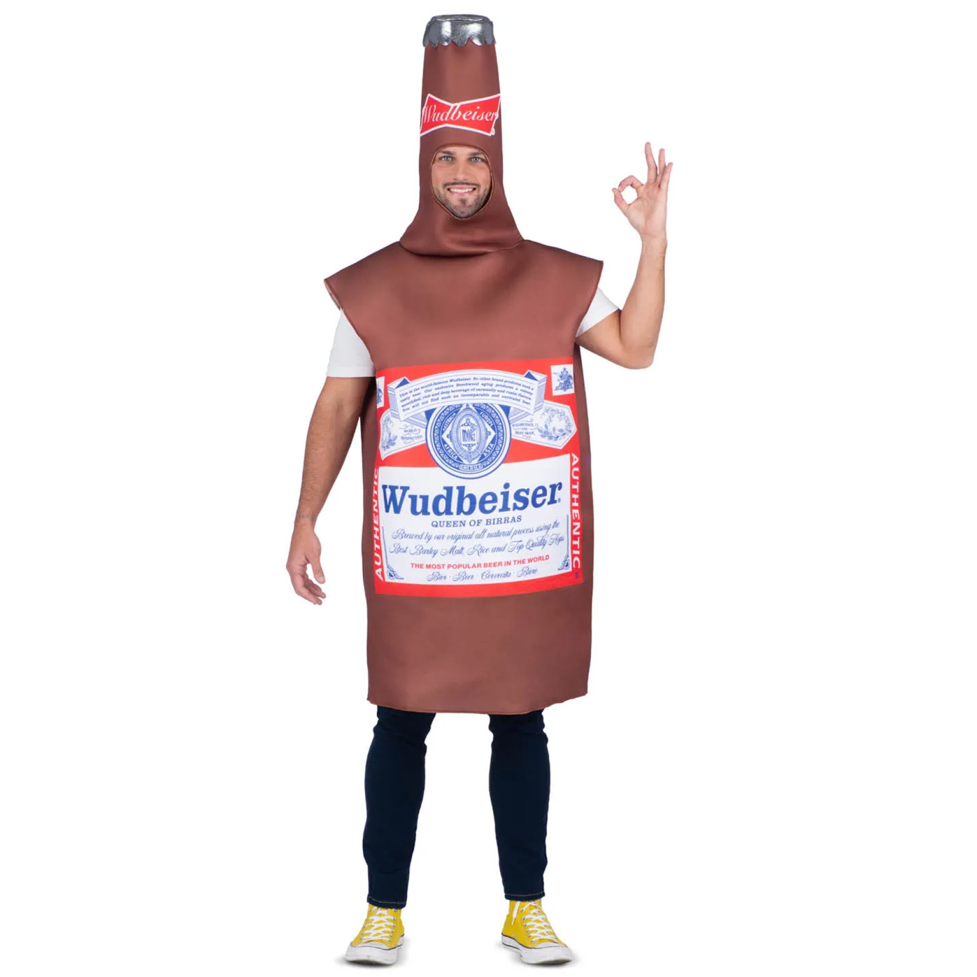 Fato Garrafa Cerveja Wudbeiser