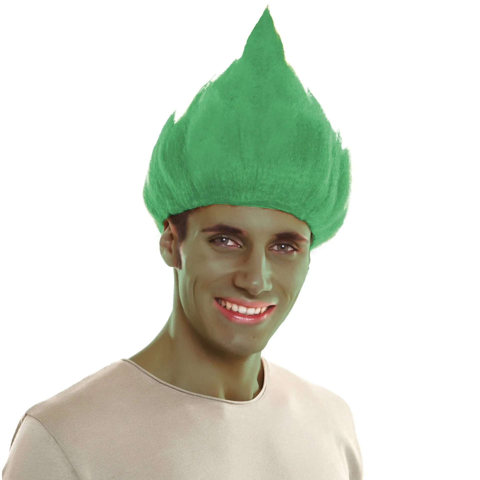 Peruca Troll Verde