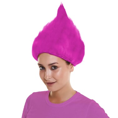 Peruca Troll Fushia