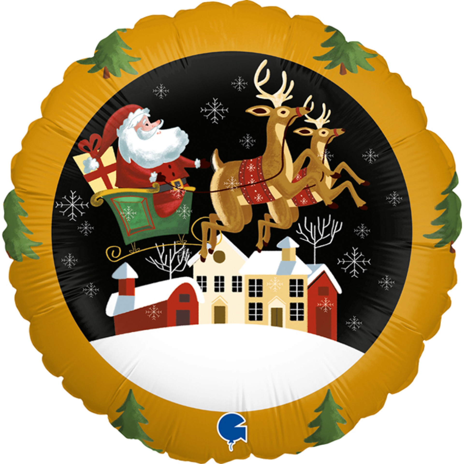 Balão Redondo Santa